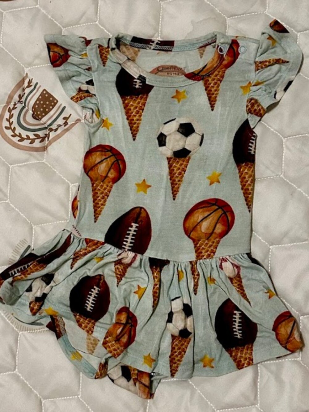 Posh peanut Scoops Sports dress 6/12